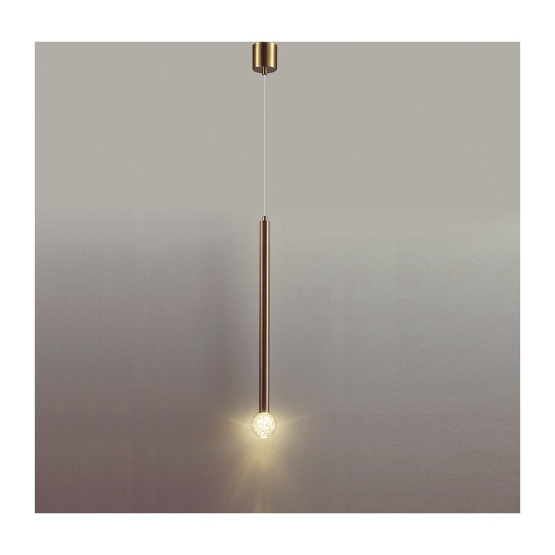 4374/3LA HIGHTECH ODL26 279 Подвесной светильник золото/хрустальн. стекло/металл IP20 LED 3W 400Лм 3000K 220-240V FIANO 3