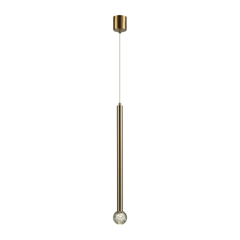 4374/3LA HIGHTECH ODL26 279 Подвесной светильник золото/хрустальн. стекло/металл IP20 LED 3W 400Лм 3000K 220-240V FIANO