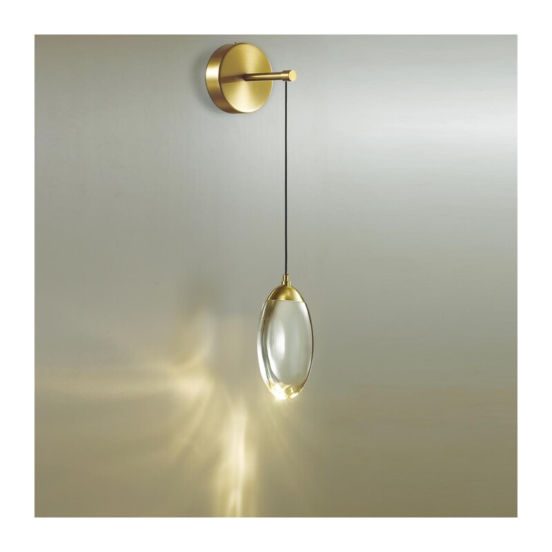 7159/3WL HIGHTECH ODL26 231 Настенный светильник бронза/хрусталь/металл IP20 LED 3W 400Лм 3000K 220-240V PURA 3