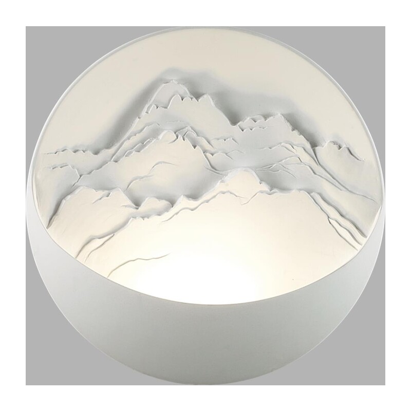7168/6WL HIGHTECH ODL26 427 Настенный светильник  белый/гипс/металл IP20 LED 12W 3000K 220-240V MONTANA 4