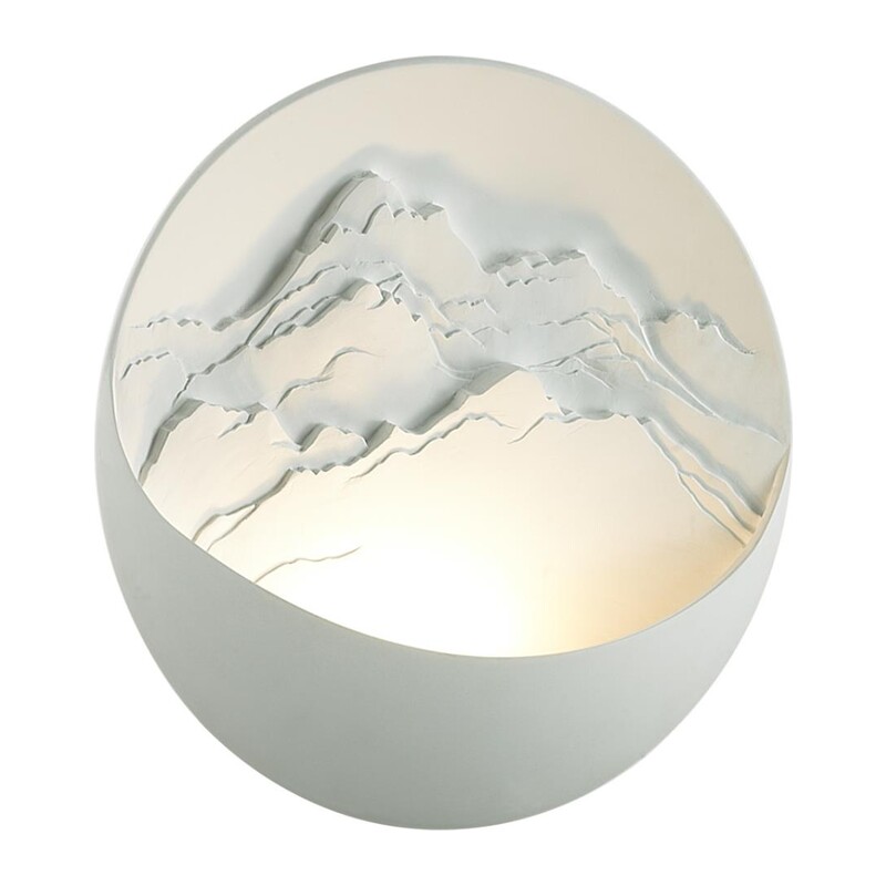 7168/6WL HIGHTECH ODL26 427 Настенный светильник  белый/гипс/металл IP20 LED 12W 3000K 220-240V MONTANA