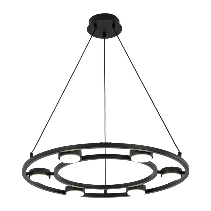 8340/6 MODERNI LN26 254 черный, металл Люстра подвесная GX53 LED 6*7W 220V TORINA