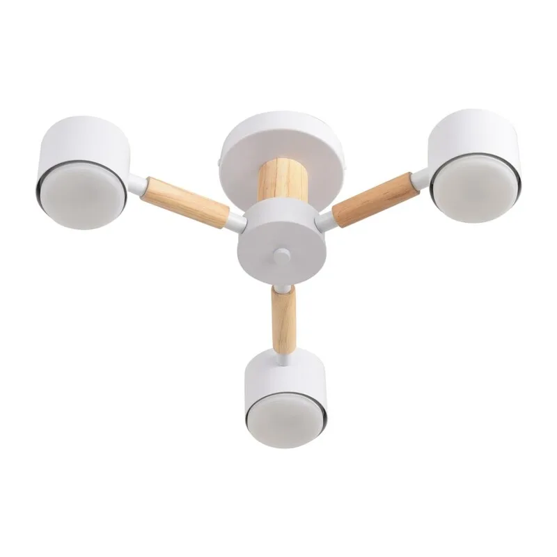 8306/3C COMFI LN26 333 белый, металл/дерево Светильник потолочный GX53 LED 3*7W 220V VUDI 3