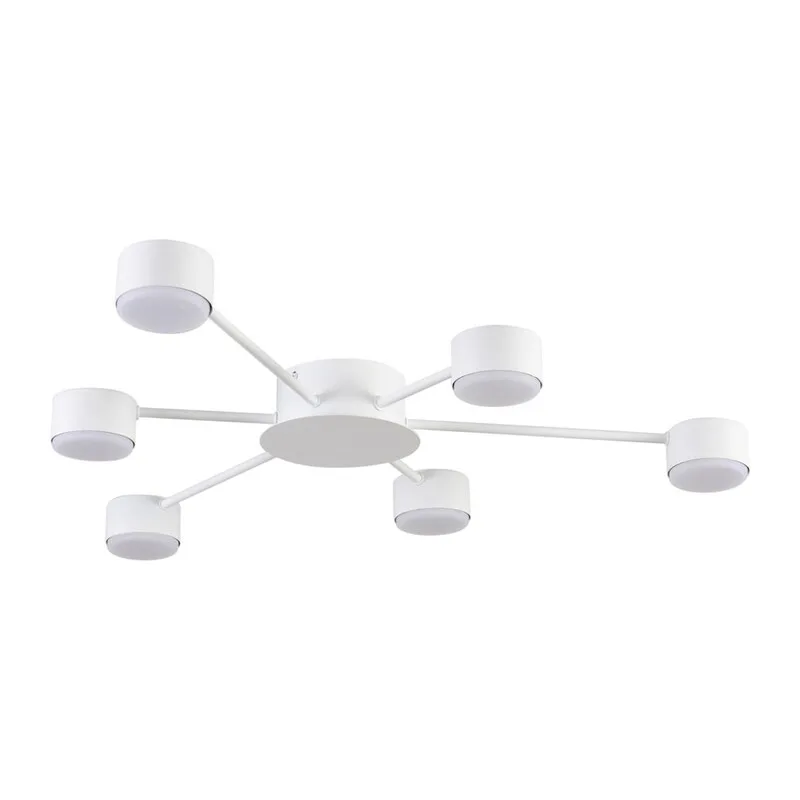 8343/6C COMFI LN26 252 белый, металл Люстра GX53 LED 6*7W 220V TORINA