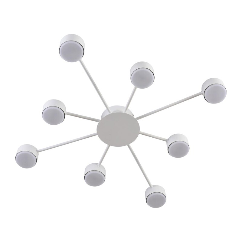 8343/8C COMFI LN26 252 белый, металл Люстра GX53 LED 8*7W 220V TORINA 3
