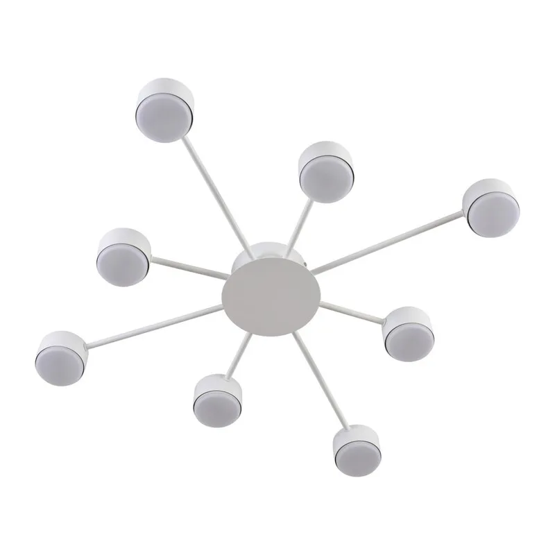 8343/8C COMFI LN26 252 белый, металл Люстра GX53 LED 8*7W 220V TORINA 3