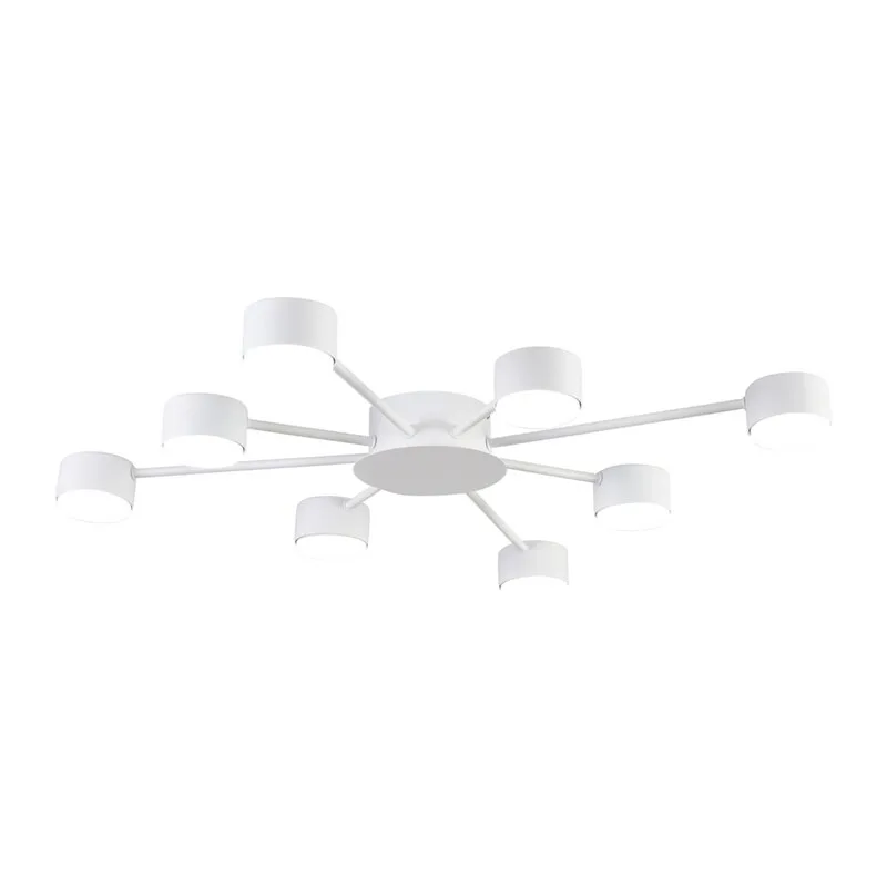 8343/8C COMFI LN26 252 белый, металл Люстра GX53 LED 8*7W 220V TORINA 2
