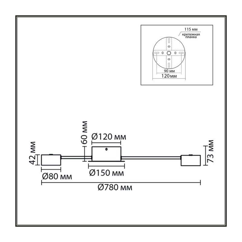 8343/10C COMFI LN26 252 белый, металл Люстра GX53 LED 10*7W 220V TORINA 2