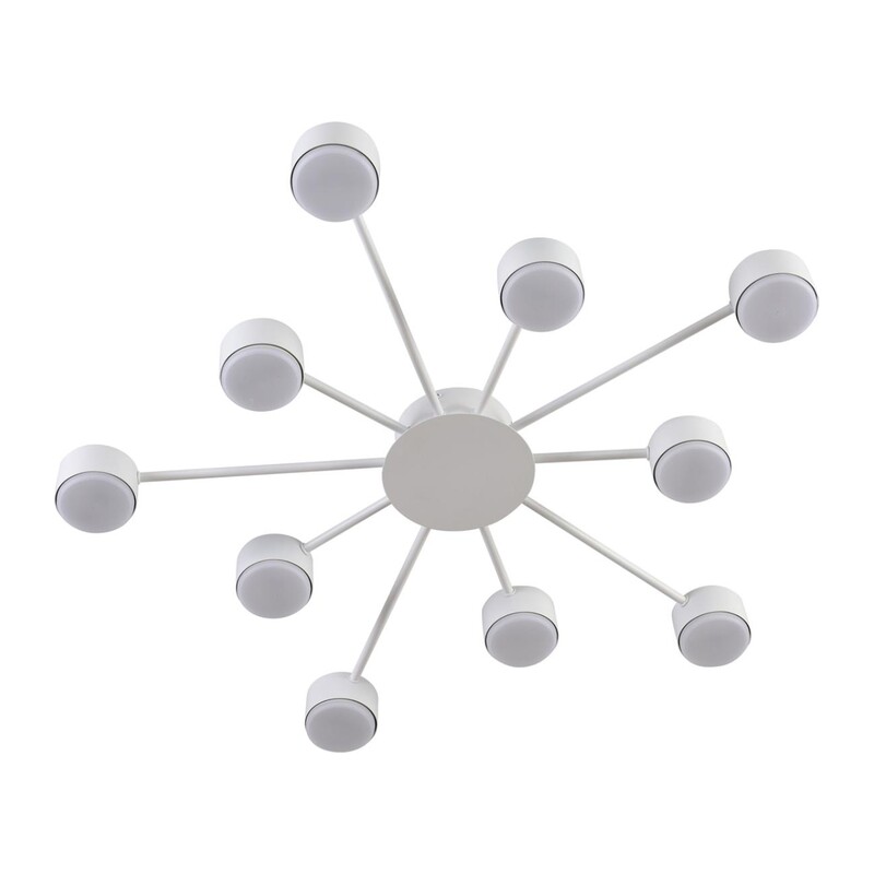 8343/10C COMFI LN26 252 белый, металл Люстра GX53 LED 10*7W 220V TORINA 3