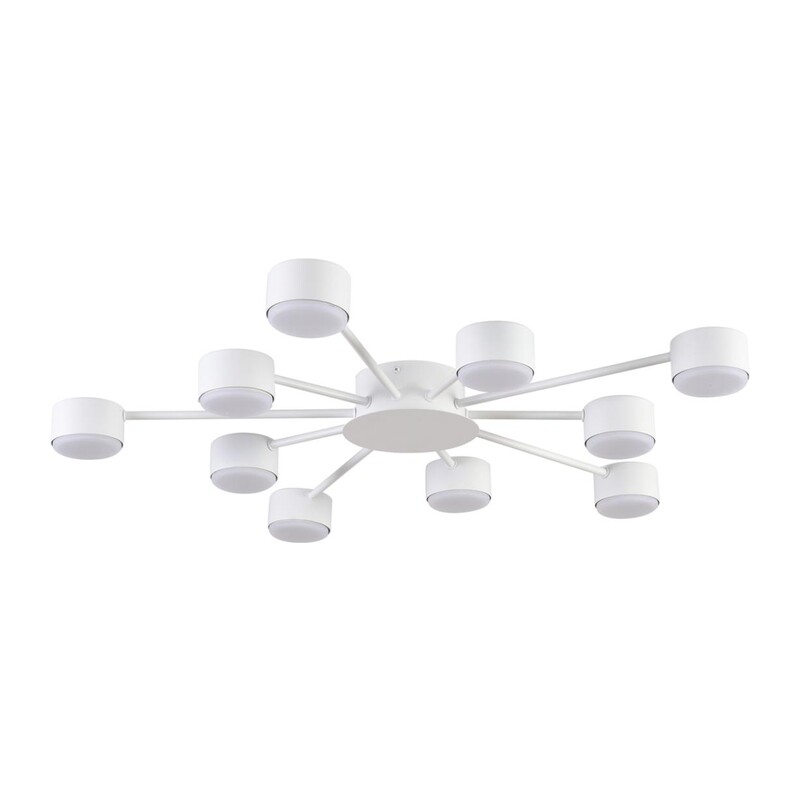 8343/10C COMFI LN26 252 белый, металл Люстра GX53 LED 10*7W 220V TORINA 4