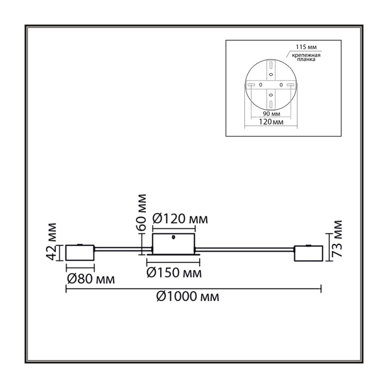 8343/12C COMFI LN26 252 белый, металл Люстра GX53 LED 12*7W 220V TORINA 2