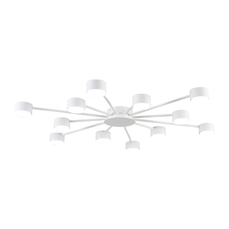 8343/12C COMFI LN26 252 белый, металл Люстра GX53 LED 12*7W 220V TORINA
