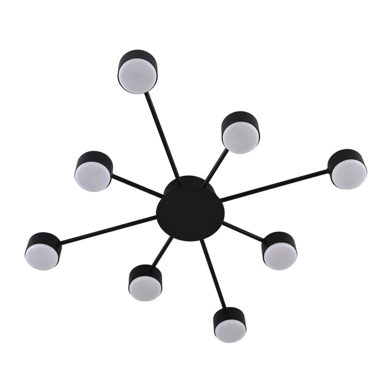 8344/8C COMFI LN26 251 черный, металл Люстра GX53 LED 8*7W 220V TORINA 3