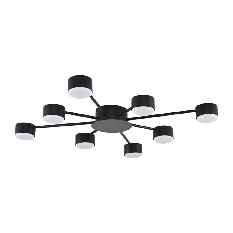 8344/8C COMFI LN26 251 черный, металл Люстра GX53 LED 8*7W 220V TORINA