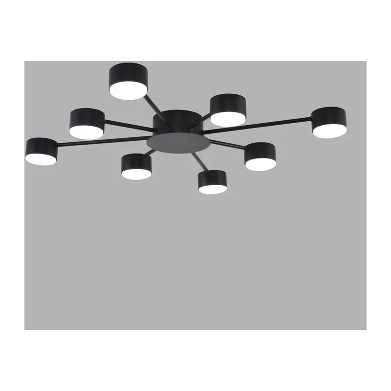8344/8C COMFI LN26 251 черный, металл Люстра GX53 LED 8*7W 220V TORINA 4