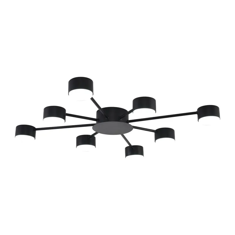 8344/8C COMFI LN26 251 черный, металл Люстра GX53 LED 8*7W 220V TORINA 2