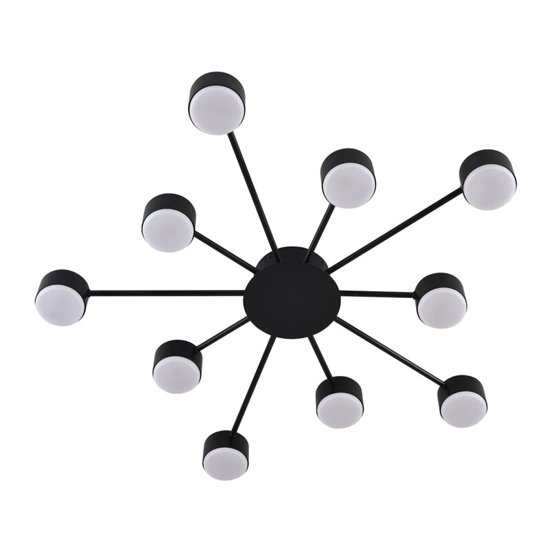 8344/10C COMFI LN26 251 черный, металл Люстра GX53 LED 10*7W 220V TORINA 3