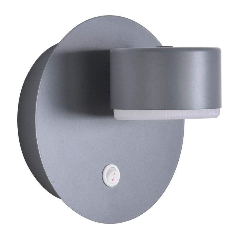 8345/1W COMFI LN26 433 серый, металл Бра GX53 LED 1*7W 220V TORINA 4