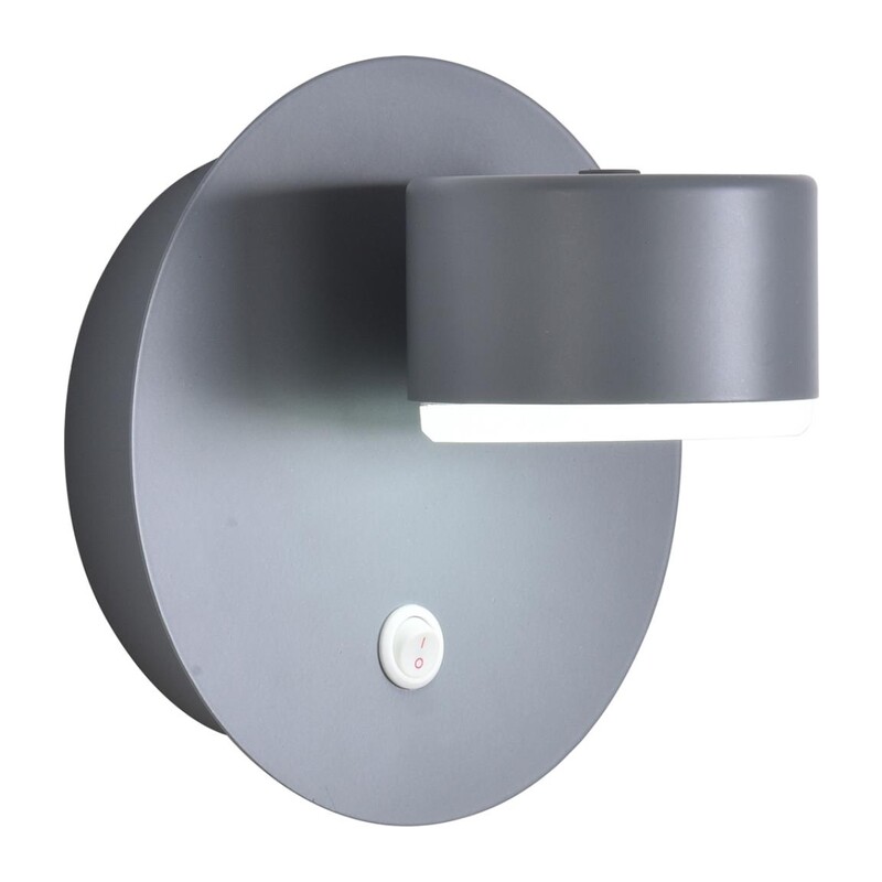 8345/1W COMFI LN26 433 серый, металл Бра GX53 LED 1*7W 220V TORINA