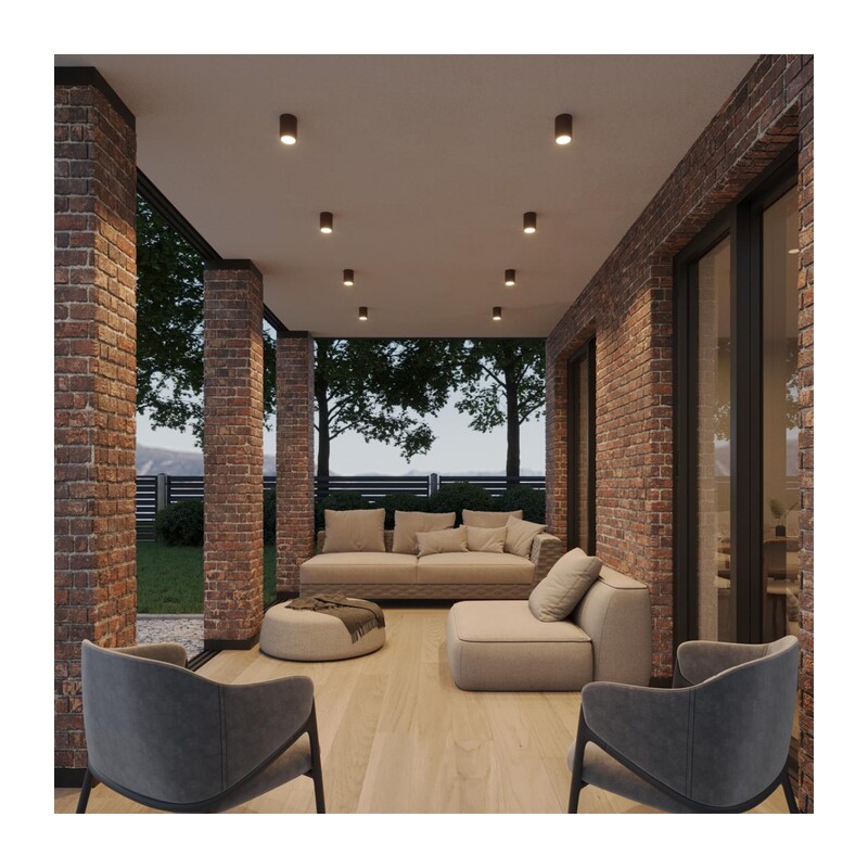 359536 STREET NT25 698  коричневый Светильник ландшафтный с переключ. цветовой температуры IP65 LED 10W 100-240V 3000К\4000К\6000К TUMBLER 5