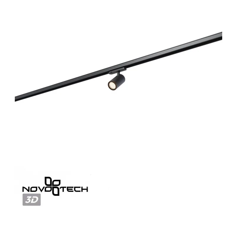359560 PORT NT25 310 черный Светильник трехфазный трековый светодиодный IP20 LED 4000К 15W 220-240V HELIX 5