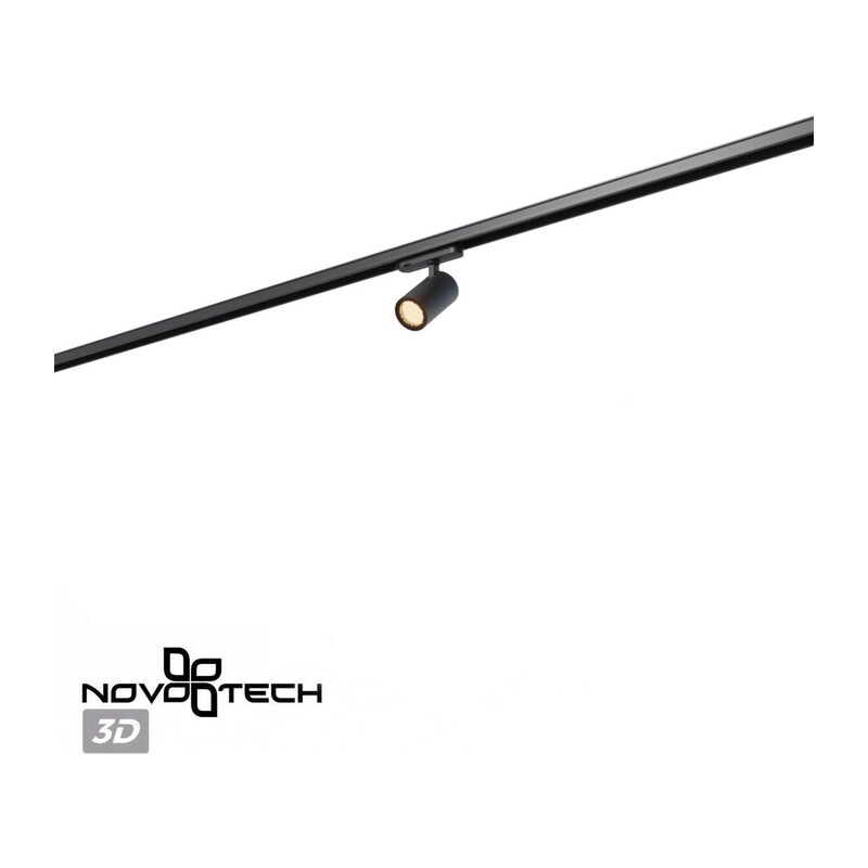 359562 PORT NT25 310 черный Светильник трехфазный трековый светодиодный IP20 LED 3000К 15W 220-240V HELIX 2