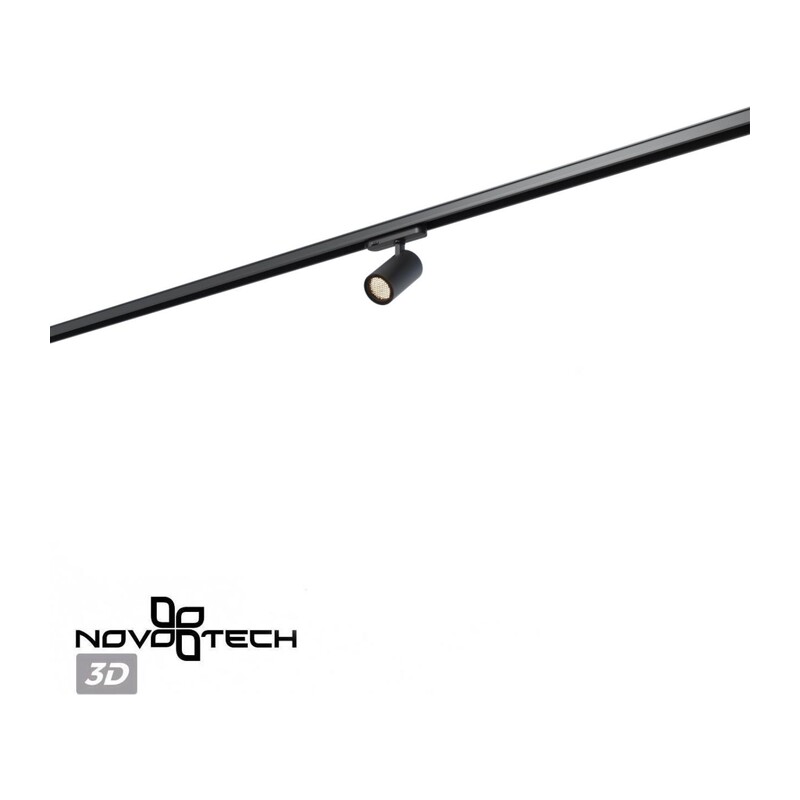359564 PORT NT25 312 черный Светильник трехфазный трековый светодиодный IP20 LED 4000К 15W 220-240V HELIX 2