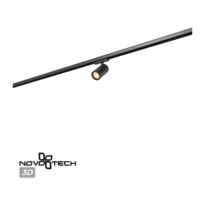 359570 PORT NT25 310 черный Светильник трехфазный трековый светодиодный IP20 LED 25W 3000K 220-240V HELIX 2
