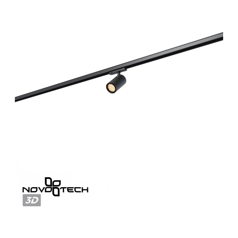 359574 PORT NT25 312 черный Светильник трехфазный трековый светодиодный IP20 LED 25W 3000K 220-240V HELIX 2