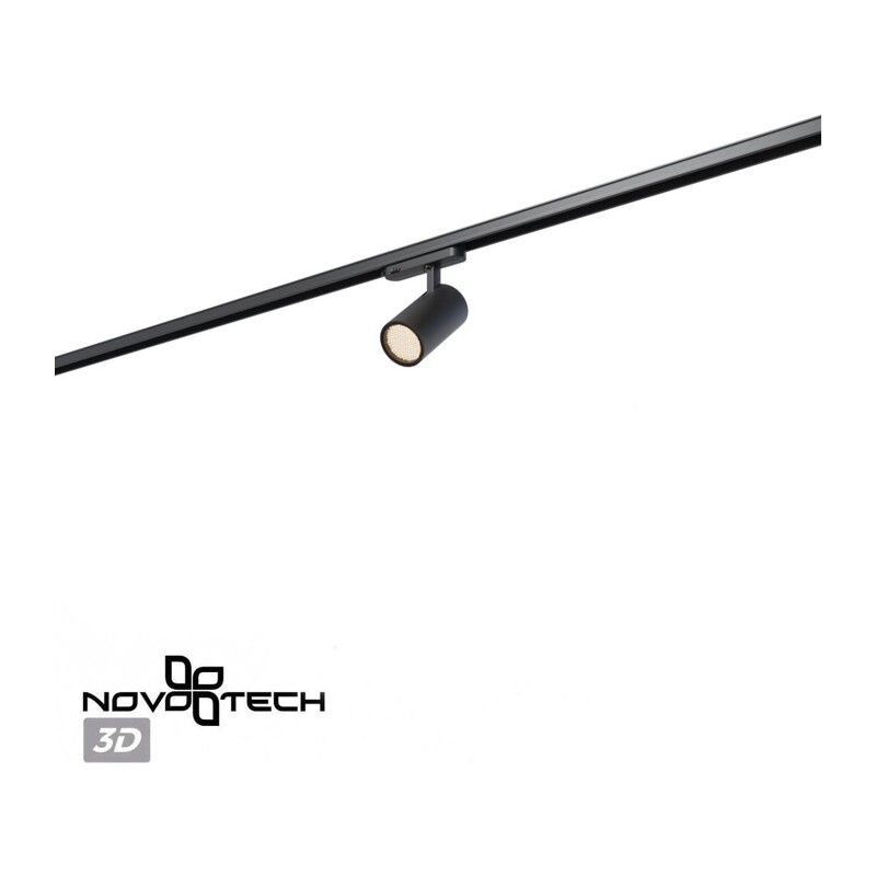 359580 PORT NT25 312 черный Светильник трехфазный трековый светодиодный IP20 LED 35W 4000K 220-240V HELIX 2
