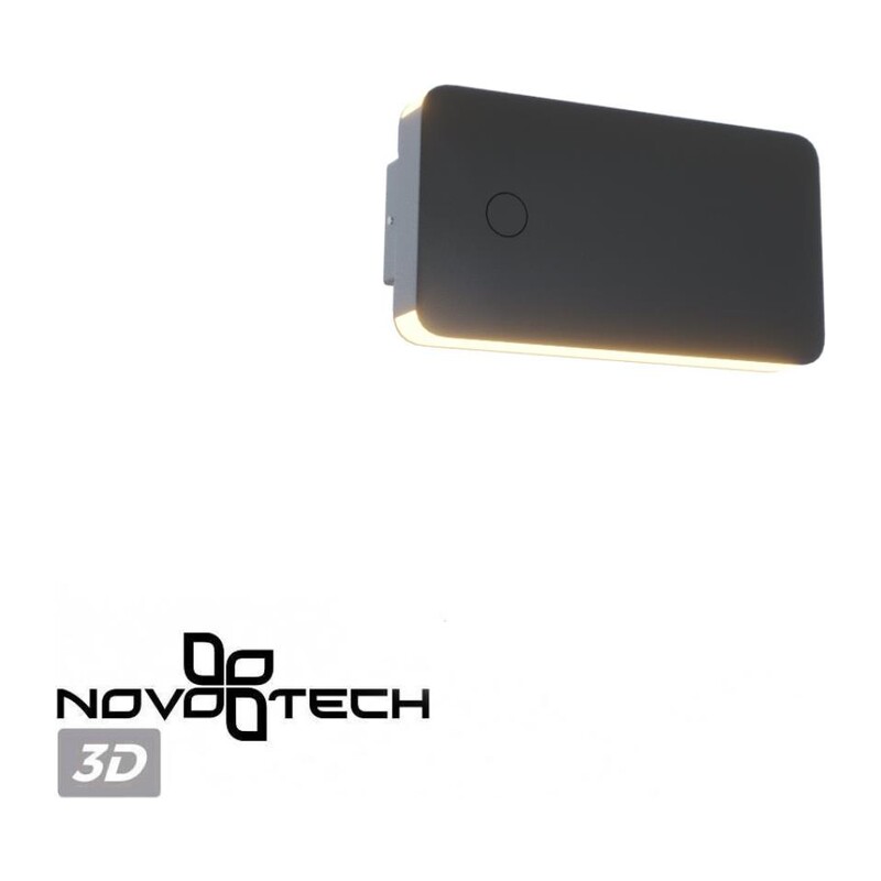 359590 STREET NT25 702 черный Светильник ландшафтный с переключ. цв. температуры IP54 LED 10W 100-240V 3000К\4000К\6000К STRAIT 3