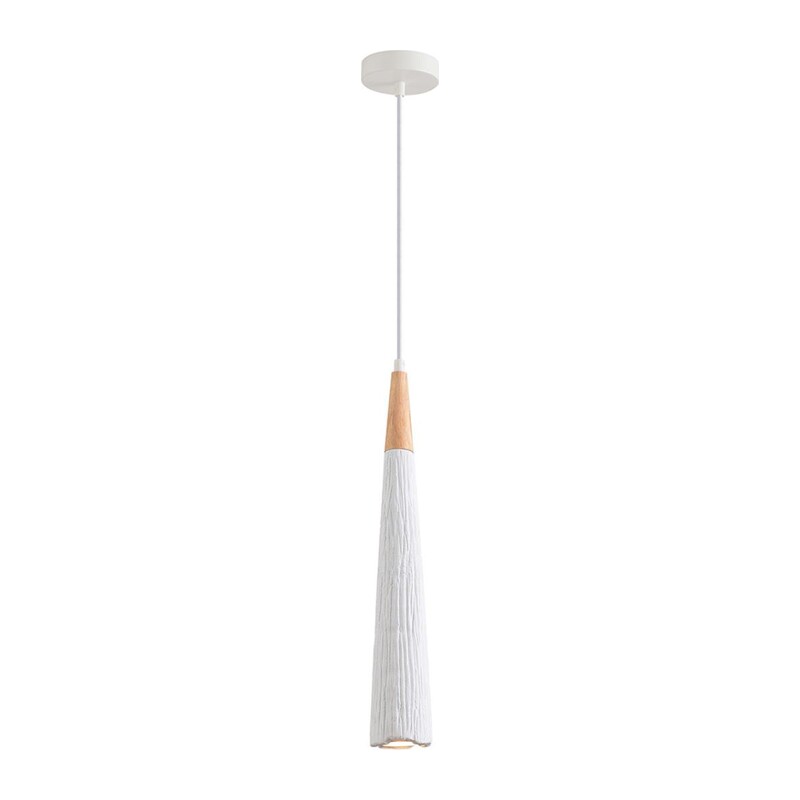 8352/1C SUSPENTIONI LN26 325 белый/бежевый, металл/дерево/цемент Подвес GU10 LED 5W 220V EOLIANA