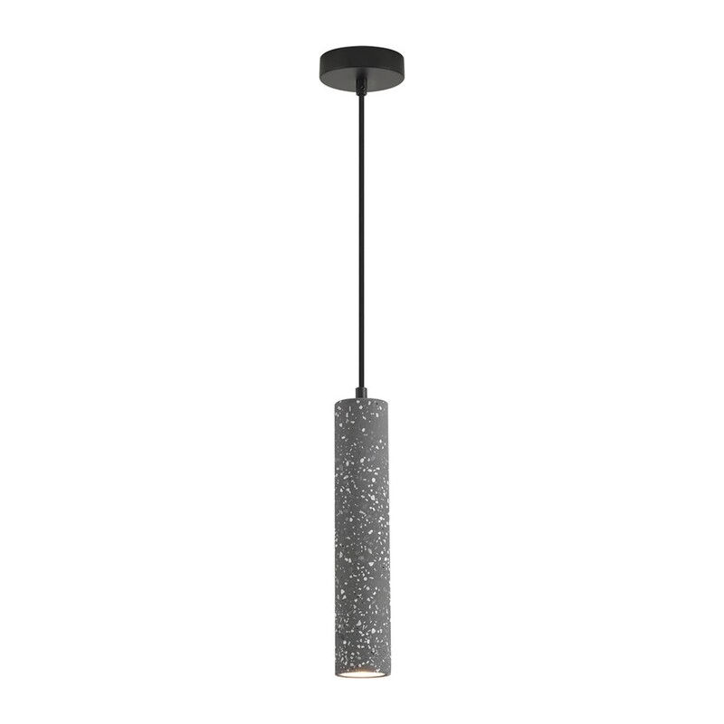 8354/1A SUSPENTIONI LN26 331 черный, металл/цемент Подвес GU10 LED 5W 220V SHAMAREL