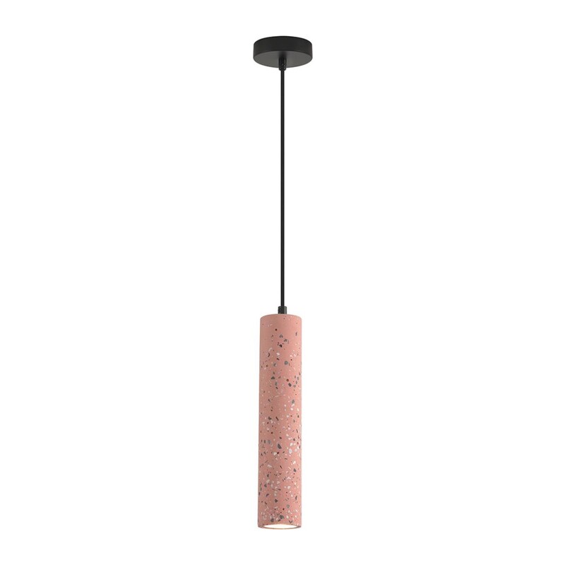 8355/1A SUSPENTIONI LN26 331 черный/розовый, металл/цемент Подвес GU10 LED 5W 220V SHAMAREL