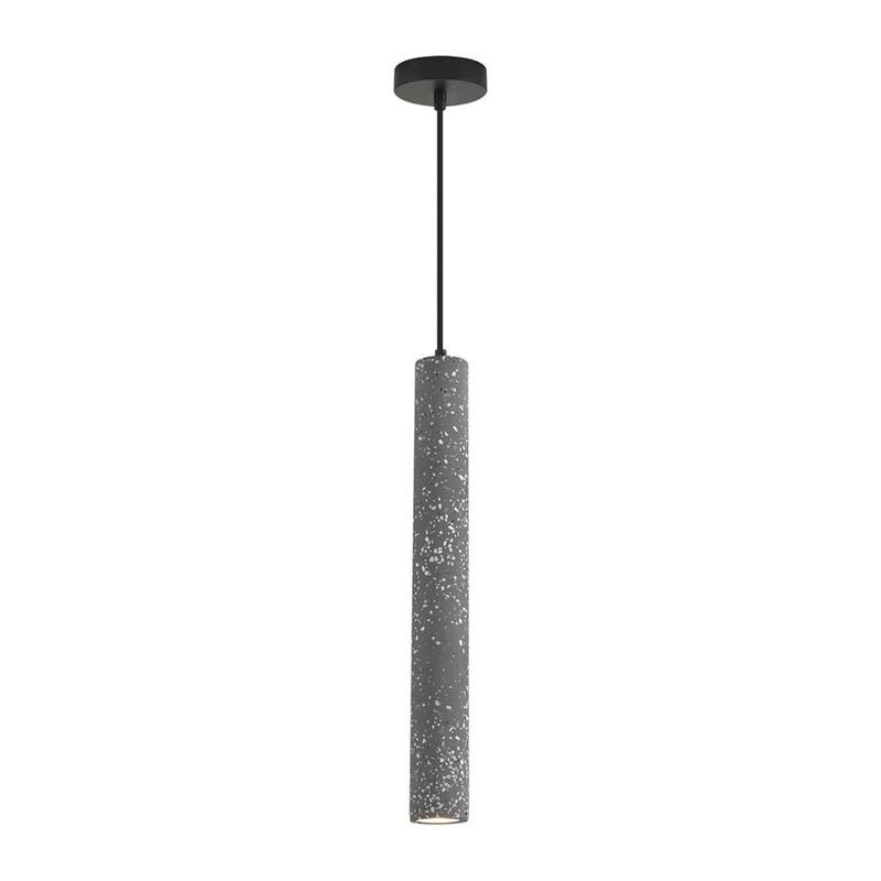 8354/1B SUSPENTIONI LN26 332 черный, металл/цемент Подвес GU10 LED 5W 220V SHAMAREL