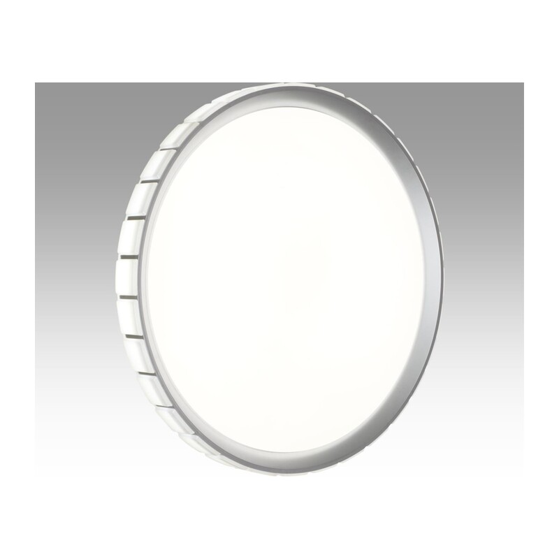 7696/ELN PALE SN 90 Светильник пластик/серебристый LED 76Вт 3000/4000/6000К D495 IP43 CCT KUPI SILVER 3