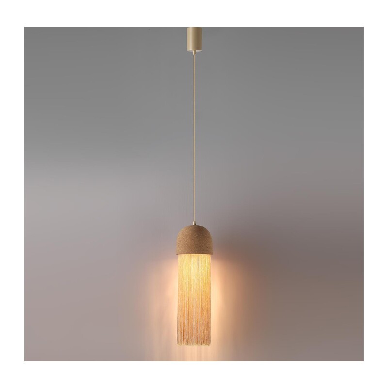 7073/1 ECODESIGN ODL26 187 Подвесной светильник бежевый/пробка/нити/металл IP20 LED GU10 5W 220-240V CORK 4