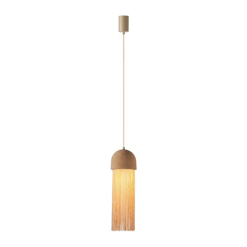 7073/1 ECODESIGN ODL26 187 Подвесной светильник бежевый/пробка/нити/металл IP20 LED GU10 5W 220-240V CORK