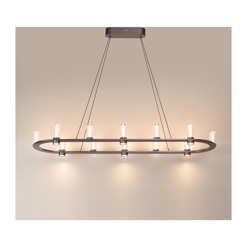 7143/65L HIGHTECH ODL26 513 Подвесной светильник темный никель/акрилл/металл IP20 LED 69W 3830Лм 3000K 180° 220V DEFANCE 4