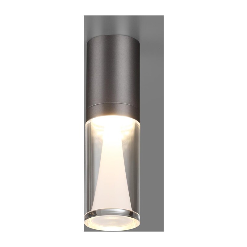 7143/4CL HIGHTECH ODL26 513 Потолочный светильник темный никель/акрилл/металл IP20 LED 4W 280Лм 3000K 180° 220V DEFANCE 3