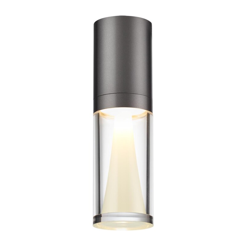 7143/4CL HIGHTECH ODL26 513 Потолочный светильник темный никель/акрилл/металл IP20 LED 4W 280Лм 3000K 180° 220V DEFANCE