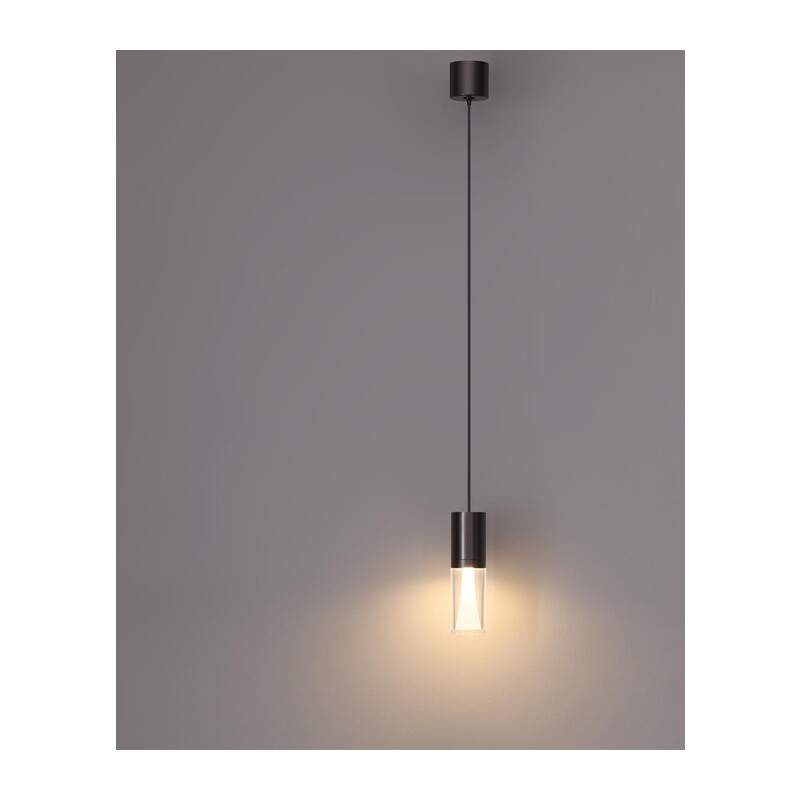 7143/4L HIGHTECH ODL26 513 Подвесной светильник темный никель/акрилл/металл IP20 LED 4W 280Лм 3000K 180° 220V DEFANCE 4