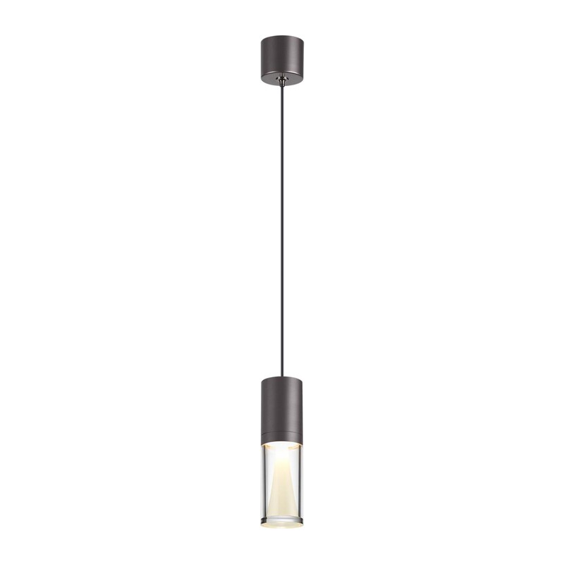 7143/4L HIGHTECH ODL26 513 Подвесной светильник темный никель/акрилл/металл IP20 LED 4W 280Лм 3000K 180° 220V DEFANCE