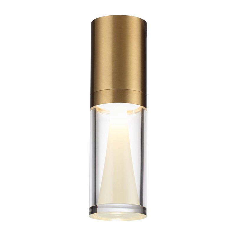 7144/4CL HIGHTECH ODL26 515 Потолочный светильник античная бронза/акрилл/металл IP20 LED 4W 280Лм 3000K 180° 220V DEFANCE