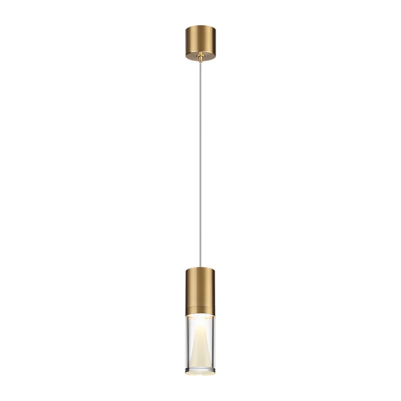 7144/4L HIGHTECH ODL26 515 Подвесной светильник античная бронза/акрилл/металл IP20 LED 4W 280Лм 3000K 180° 220V DEFANCE