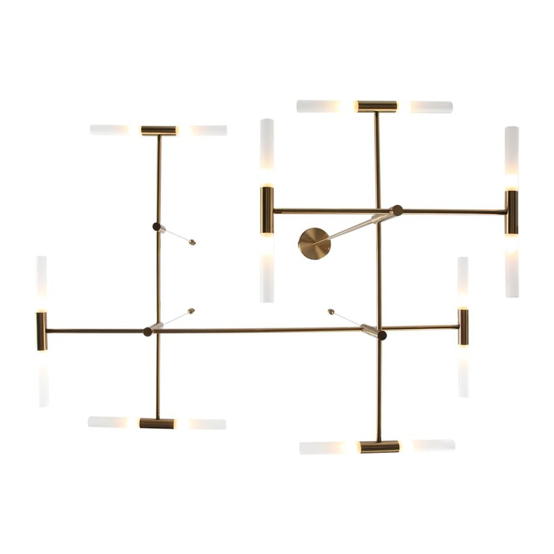 4306/16 HIGHTECH ODL26 277 Потолочный светильник бронзовый/акрилл/металл IP20 G9 40W *16 180° 220V SOHO 2