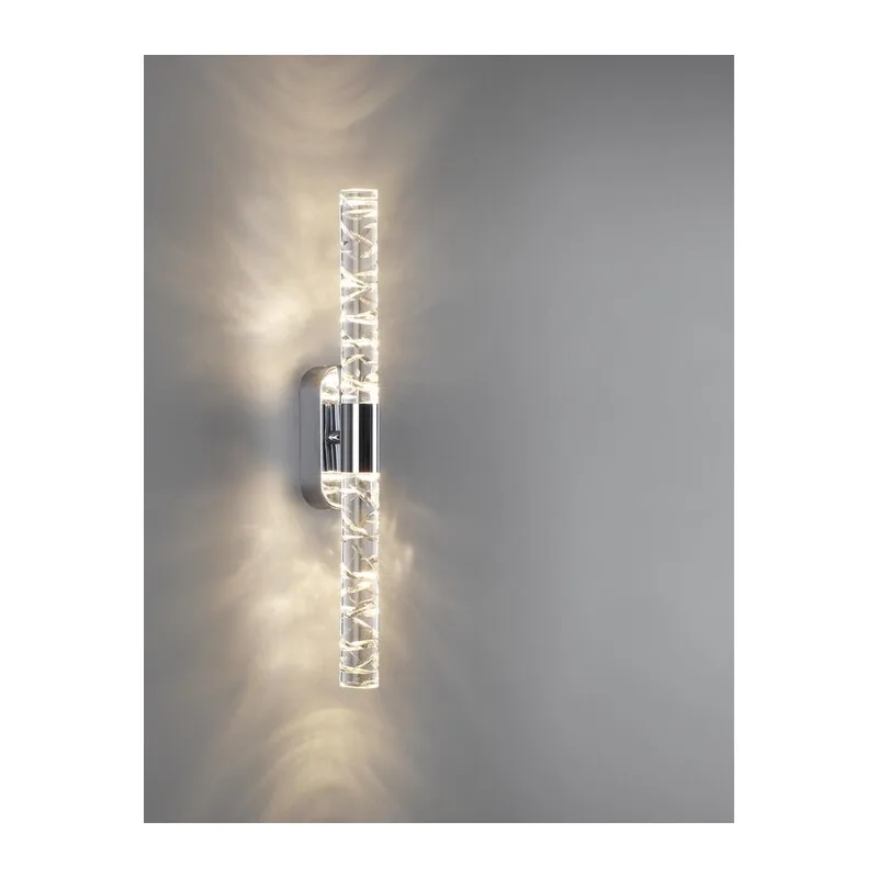 7146/10WL L-VISION ODL26 233 Настенный светильник хром/хрусталь/металл IP20 LED 10W 900Лм 3000K 180° 220V PILAR 4