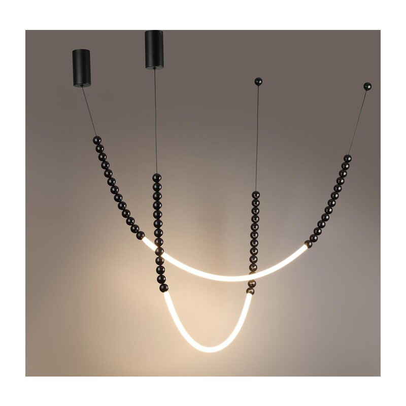 7149/24CL HIGHTECH ODL26 221 Потолочный светильник черный/акрилл/металл IP20 LED 25W 1600Лм 3500K 300° 220V MONELLA 4