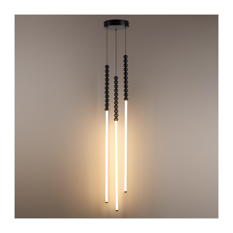 7149/33L HIGHTECH ODL26 221 Подвесной светильник черный/акрилл/металл IP20 LED 32W 2200Лм 3500K 300° 220V MONELLA 4