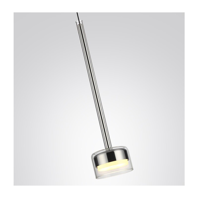 7151/10L HIGHTECH ODL26 347 Подвесной светильник хром/ прозрачное стекло/металл IP20 LED 10W 3000K 220V LASLO 2
